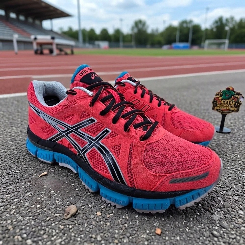 Asics Gel-Neo33 Women Running Shoes Pink Blue T272N Size 7